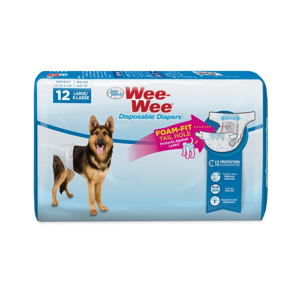 Four Paws Wee-Wee Disposable Diapers