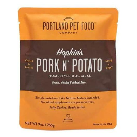 Portland Pet Cooked Refrigerated Dog Food Hopkin's Pork N' Potato