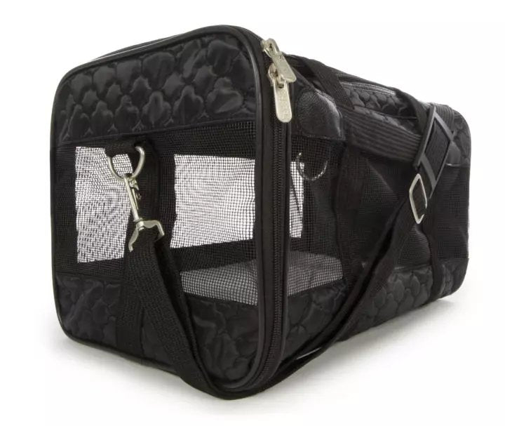 PetWise Sherpa Original Deluxe Pet Carrier - Black