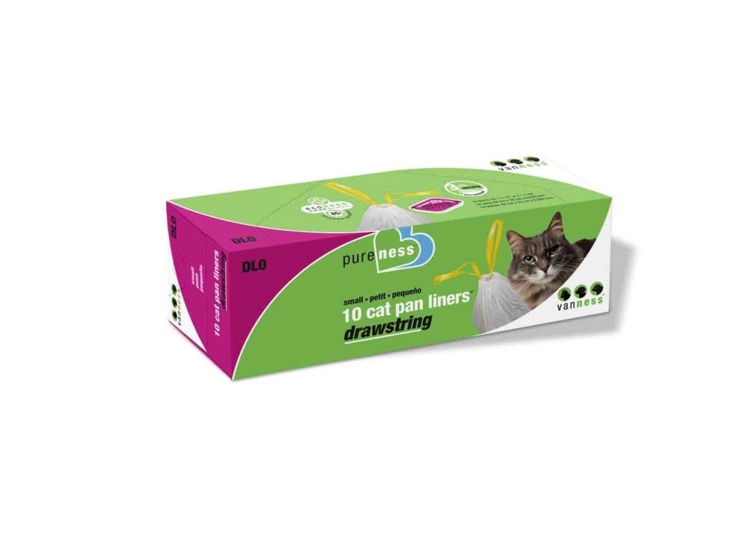 Van Ness Cat Pan Liners Drawstring Small 10 count