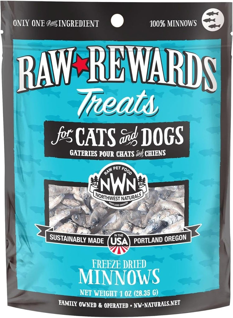 Raw Rewards Dog & Cat Treat Freeze Dried Minnows