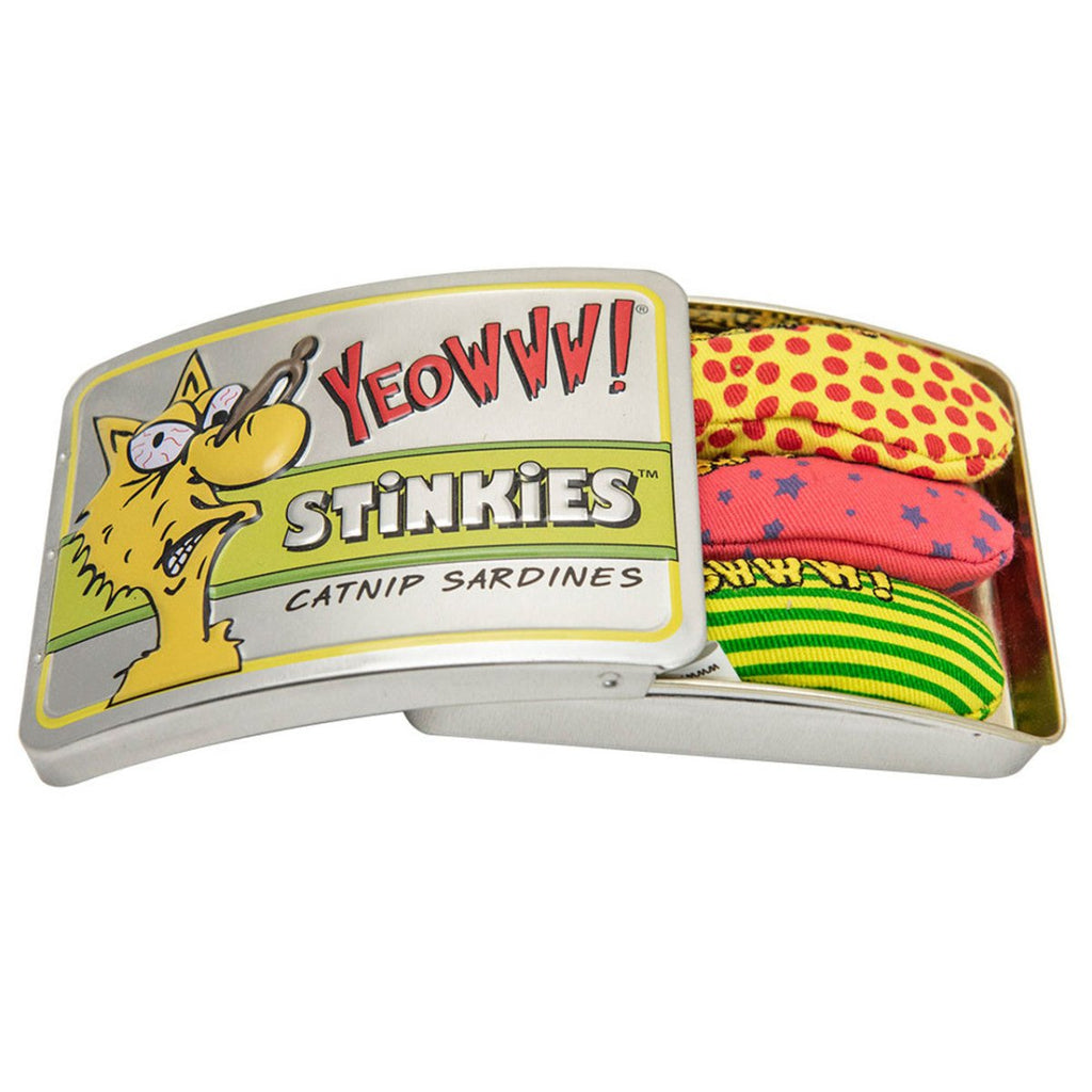 Yeowww! Catnip Cat Toy Tin of Stinkies Sardines