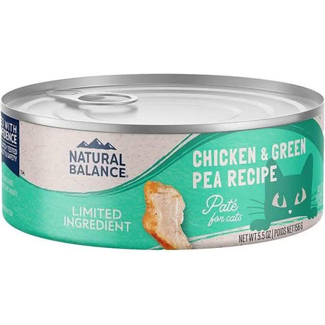 Natural Balance Wet Cat Food Limited Ingredient Chicken & Green Pea Paté