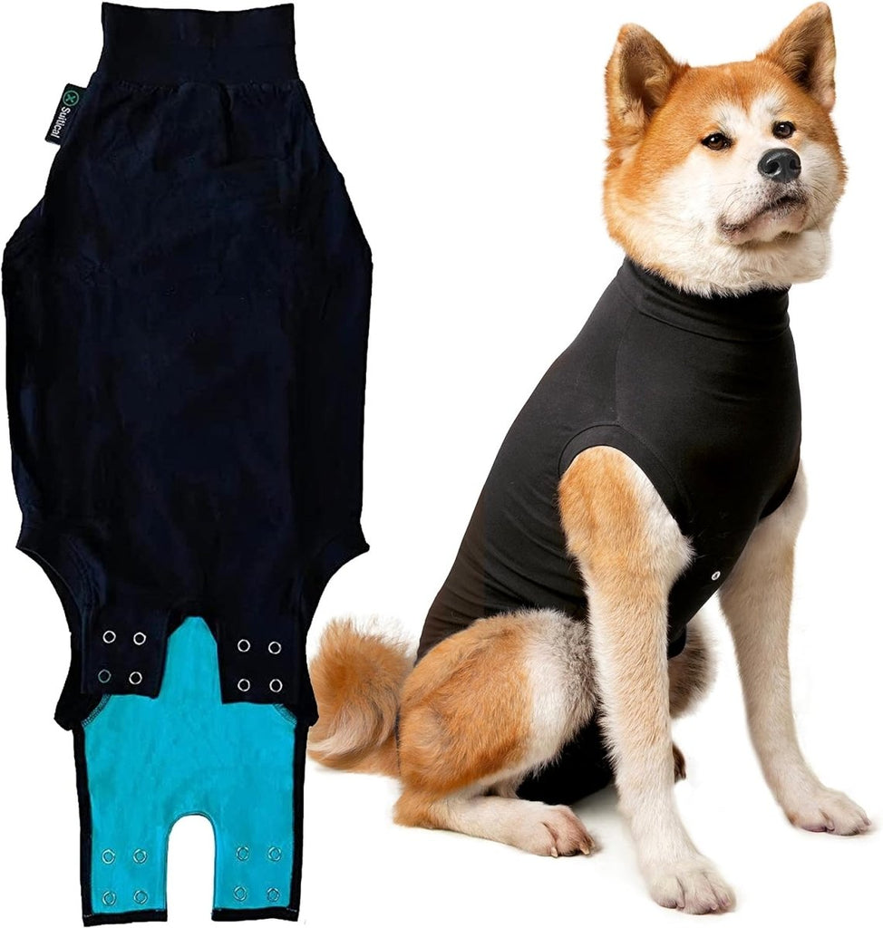 Suitical Recovery Suit for Dogs - Black