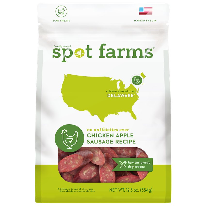 Spot Farms Dog Treat Chicken Appple Sausage Recipe