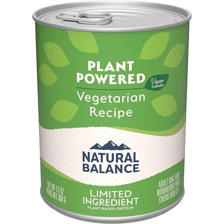 Natural Balance Wet Dog Food Plant Powered Vegetarian Recipe