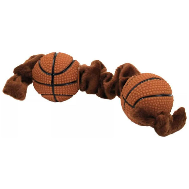 Li'l Pals by Coastal Dog Toy Plush and Vinyl Basket Balls