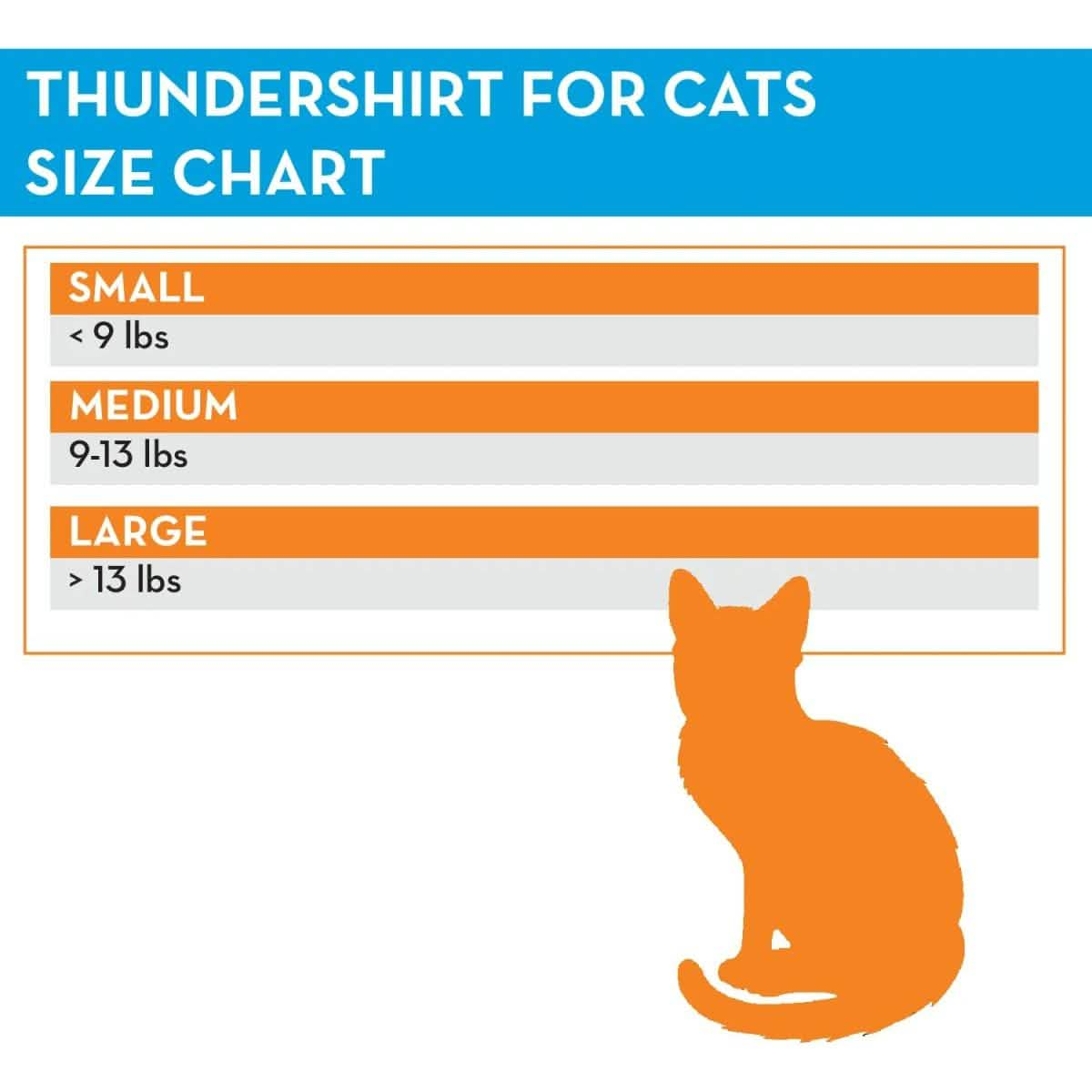 ThunderShirt Anxiety Vest for Cats - Solid Grey