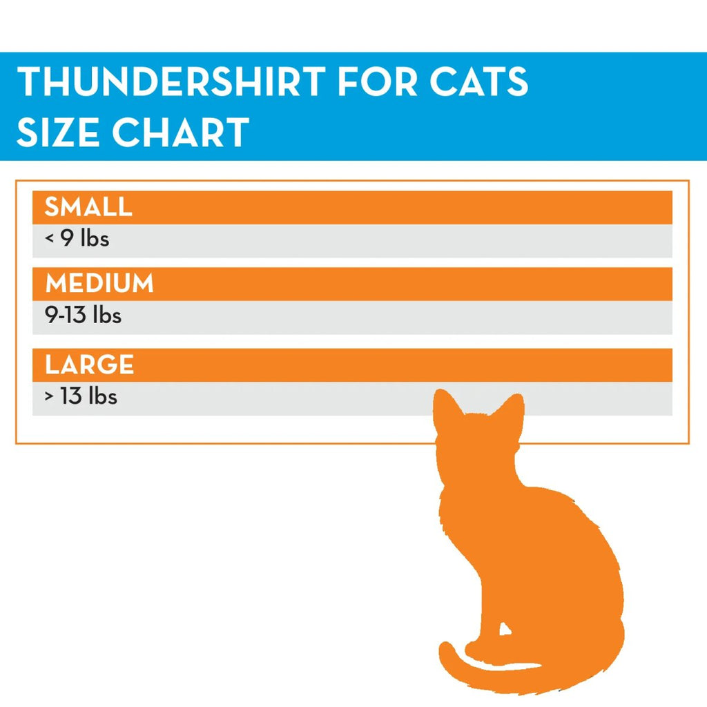 ThunderShirt Anxiety Vest for Cats - Solid Grey