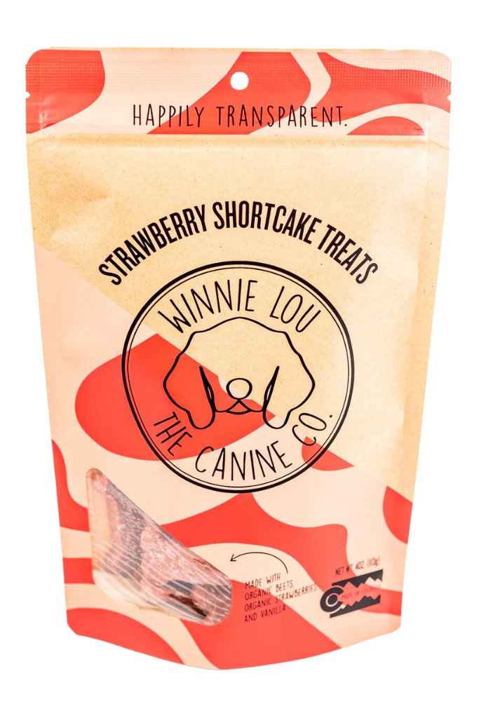 Winnie Lou Dog Treat Strawberry Shortcake Treats