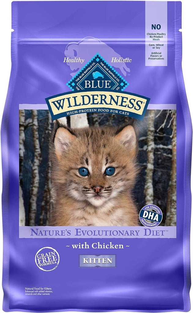 Blue Buffalo Dry Cat Food Wilderness Kitten Chicken