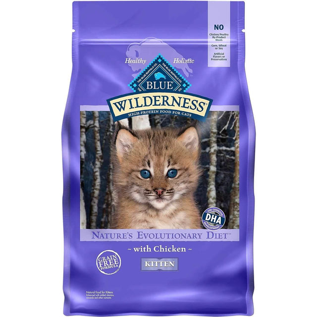 Blue Buffalo Dry Cat Food Wilderness Kitten Chicken