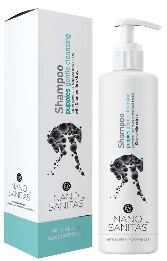 NanoSanitas Shampoo for Puppies Gentle Cleansing with Silver NanoParticles