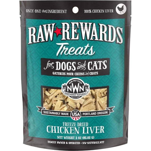 Raw Rewards Dog & Cat Treat Freeze Dried Chicken Liver