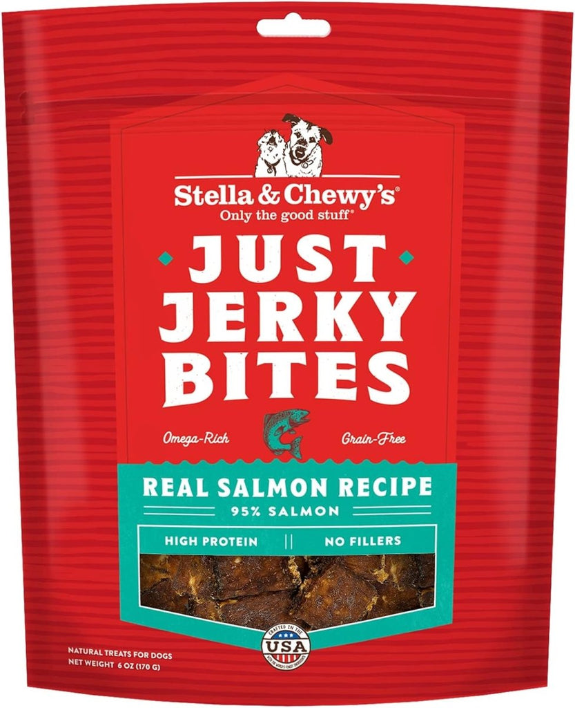 Stella & Chewy's Dog Treat Just Jerky Bites Real Salmon Recipe