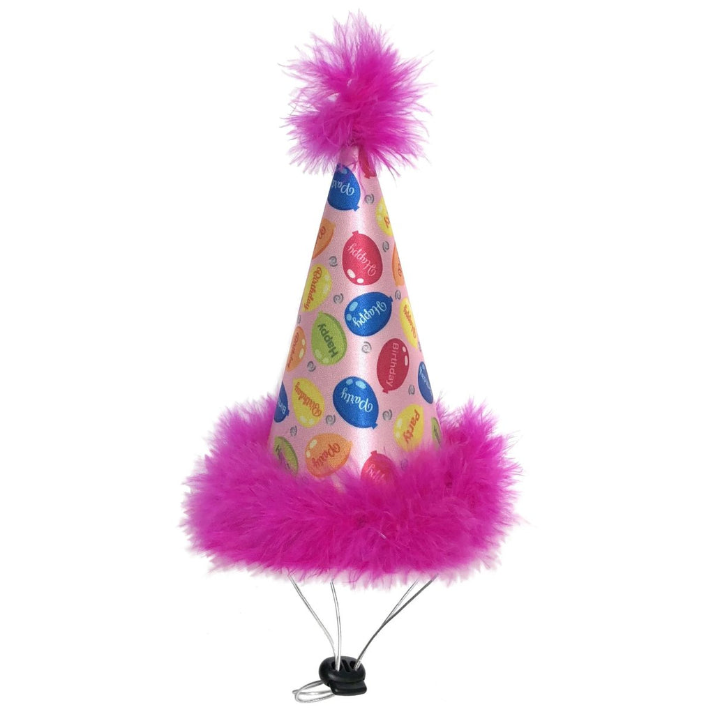 Huxley & Kent Happy Birthday Party Hat with SnugFit® - Pink