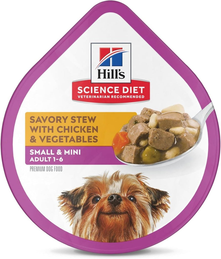 Hill's Science Diet Small & Mini Adult 1-6 Savory Stew with Chicken & Vegetables