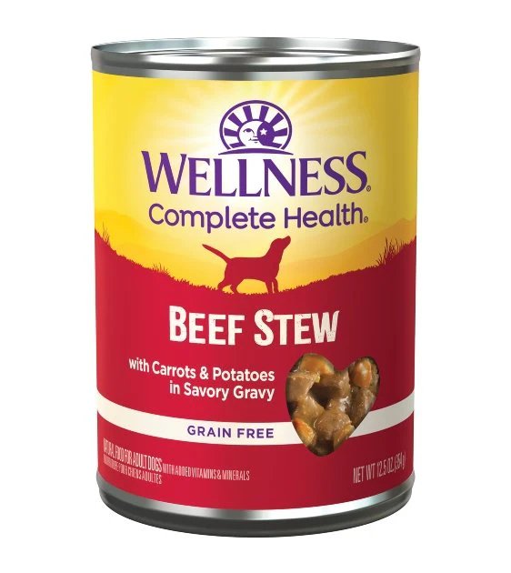 Wellness Wet Dog Food Complete Health Beef Stew