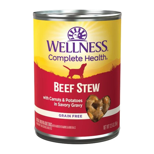 Wellness Wet Dog Food Complete Health Beef Stew