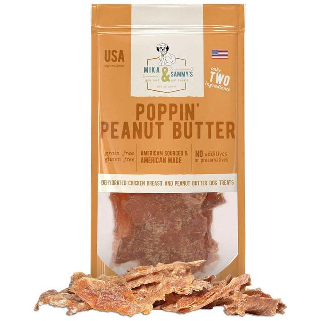 Mika &amp; Sammy's Dog Treat Poppin' Peanut Butter