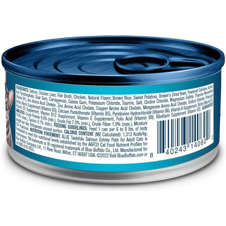 Blue Buffalo Wet Cat Food Tastefuls Paté Salmon Entrée