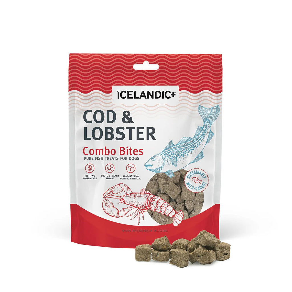 Icelandic Dog Treat Cod & Lobster Combo Bites