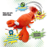 GoDog Dog Toy Action Animated Lobster