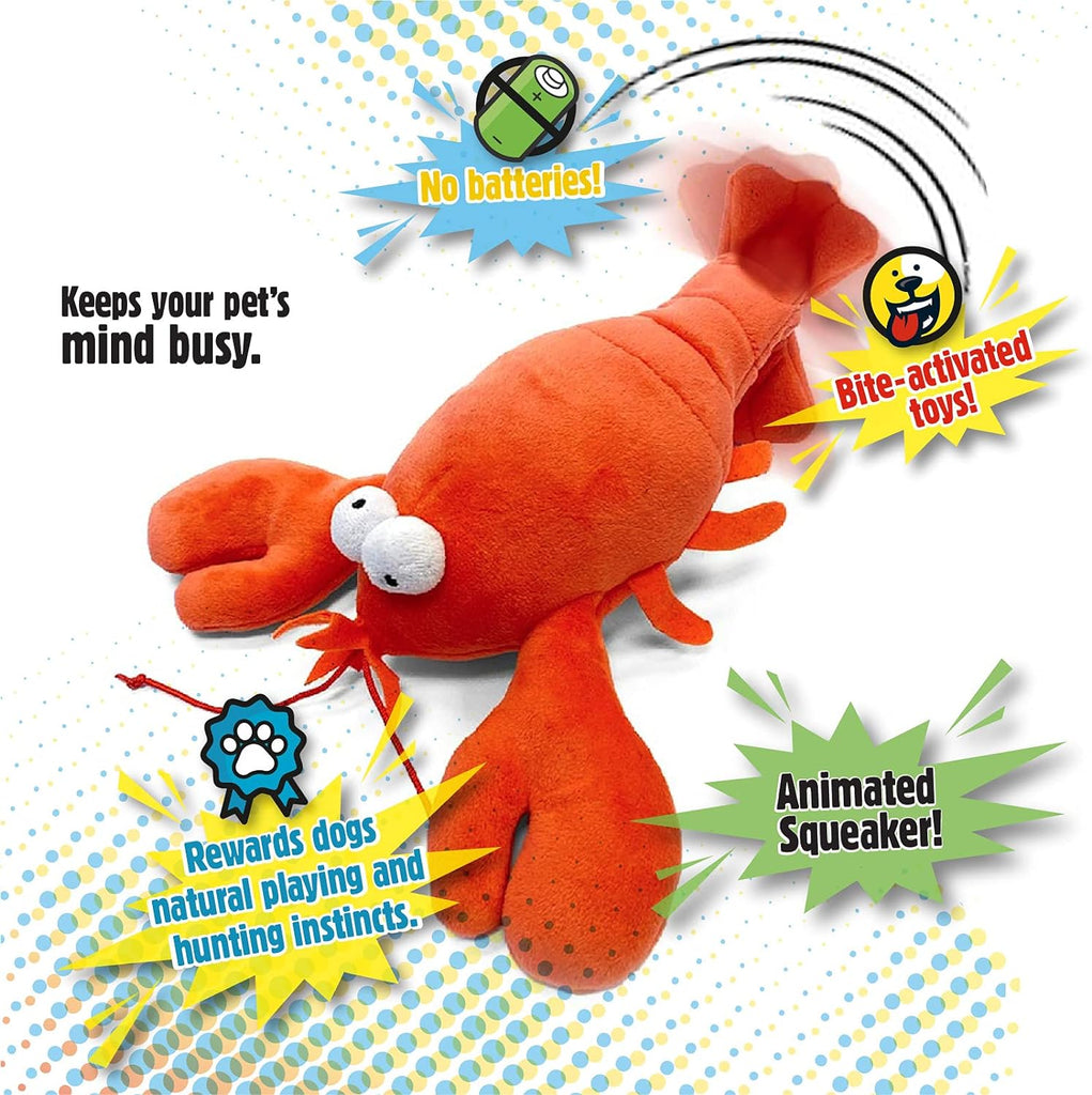 GoDog Dog Toy Action Animated Lobster