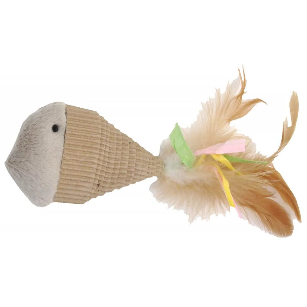 Turbo by Coastal Catnip Cat Toy Corrugated Cardboard Mouse