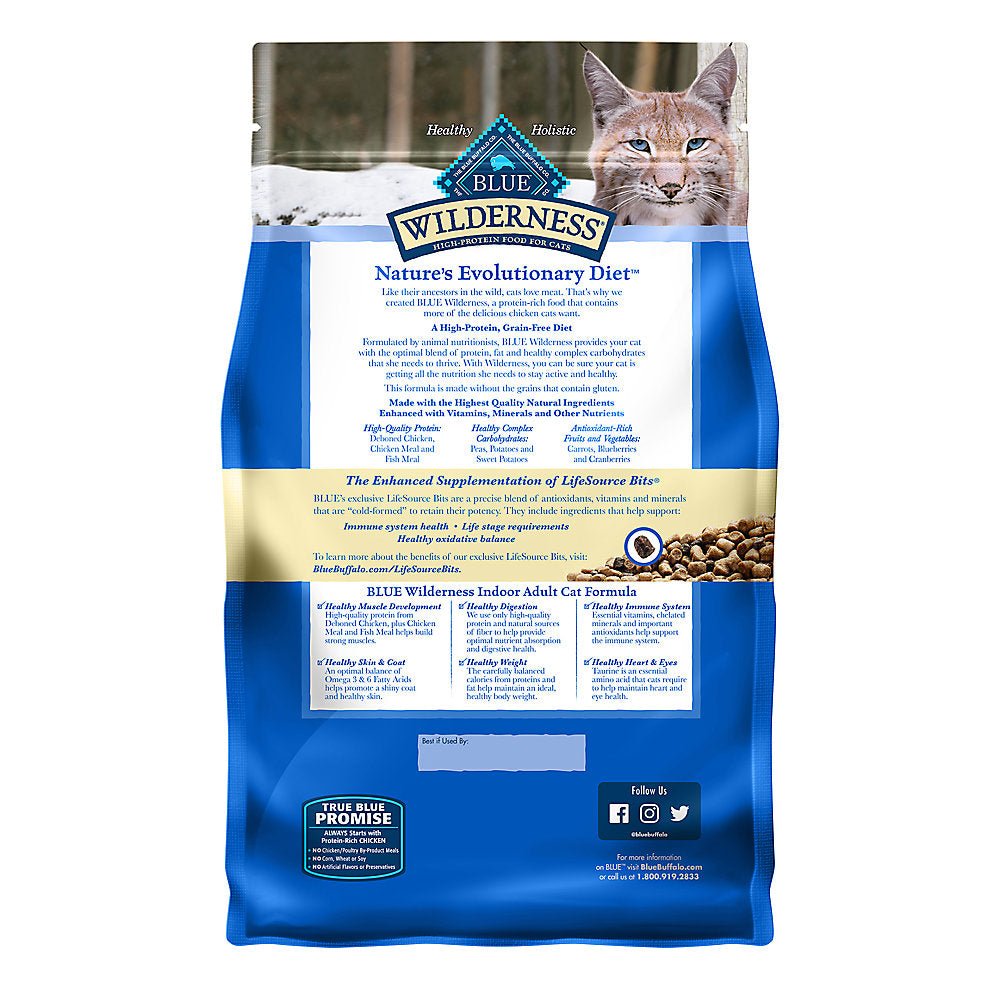 Blue Buffalo Dry Cat Food Wilderness Adult Indoor Chicken