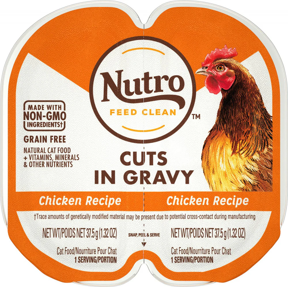 Nutro Wet Cat Food Perfect Portions Pate Chicken Recipe