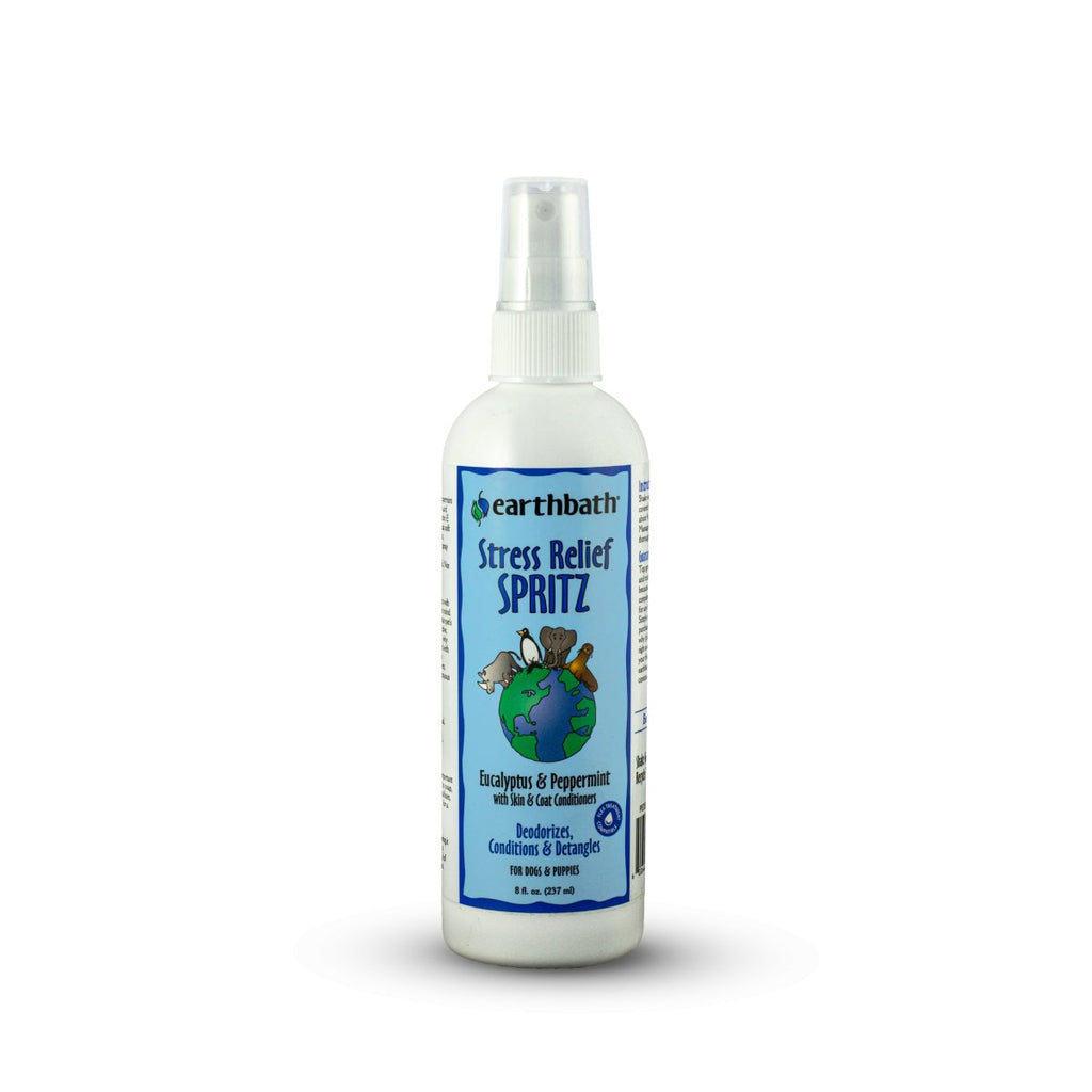 earthbath Stress Relief Spritz Eucalyptus & Peppermint with Skin & Coat Conditioners, for Dogs & Puppies