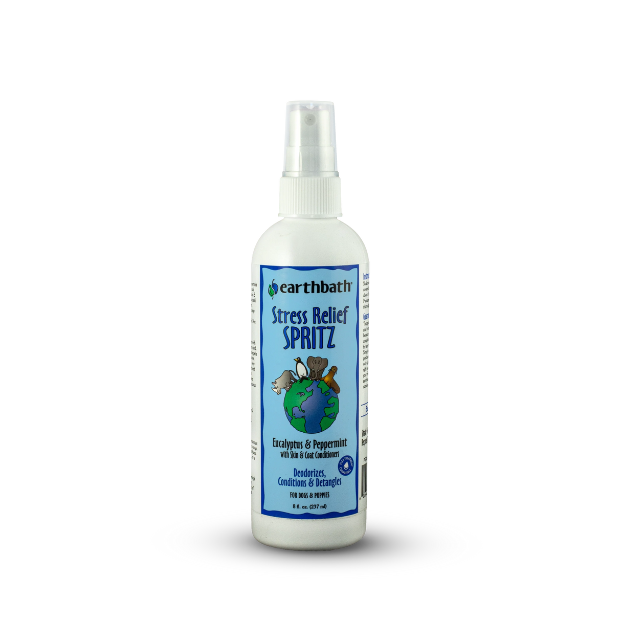 earthbath Stress Relief Spritz Eucalyptus & Peppermint with Skin & Coat Conditioners, for Dogs & Puppies