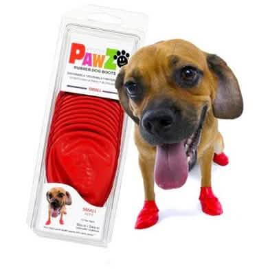 PawZ Rubber Dog Boots - Small