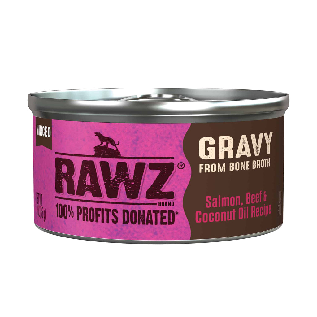 RAWZ Gravy Salmon, Beef & Coconut Oil Recipe Cat Food