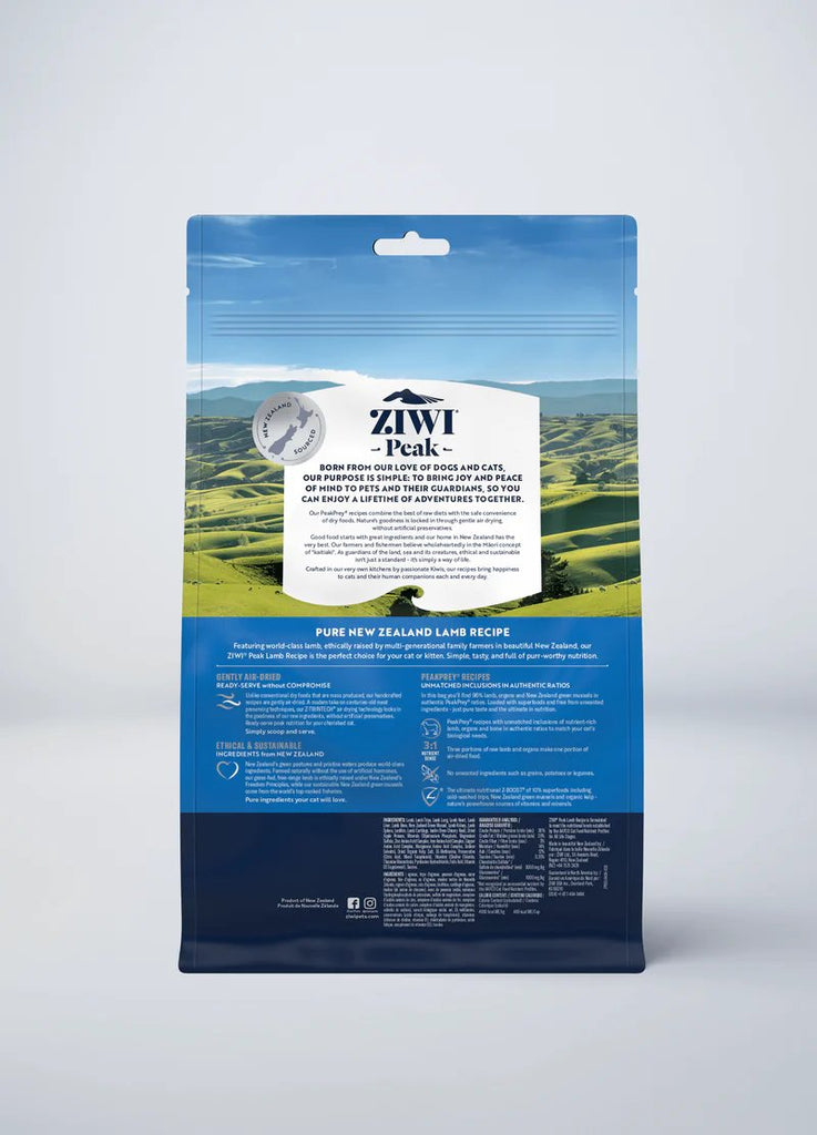 Ziwi Peak Dry Cat Food Air Dried Lamb Recipe