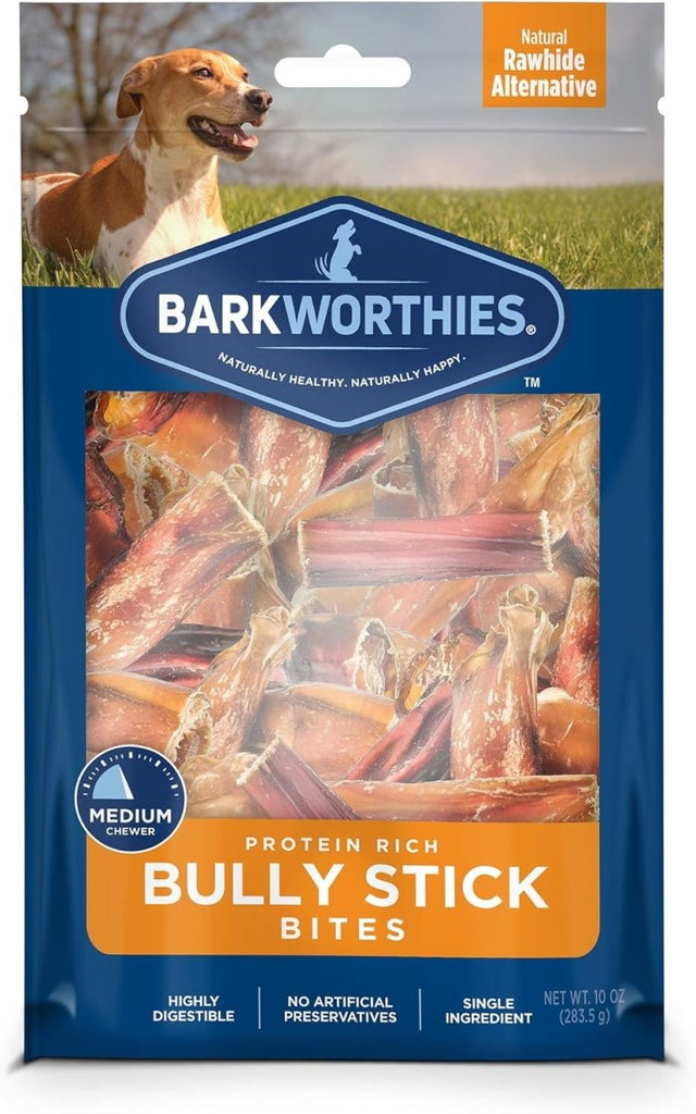 Barkworthies Dog Treat Bully Stick Bites