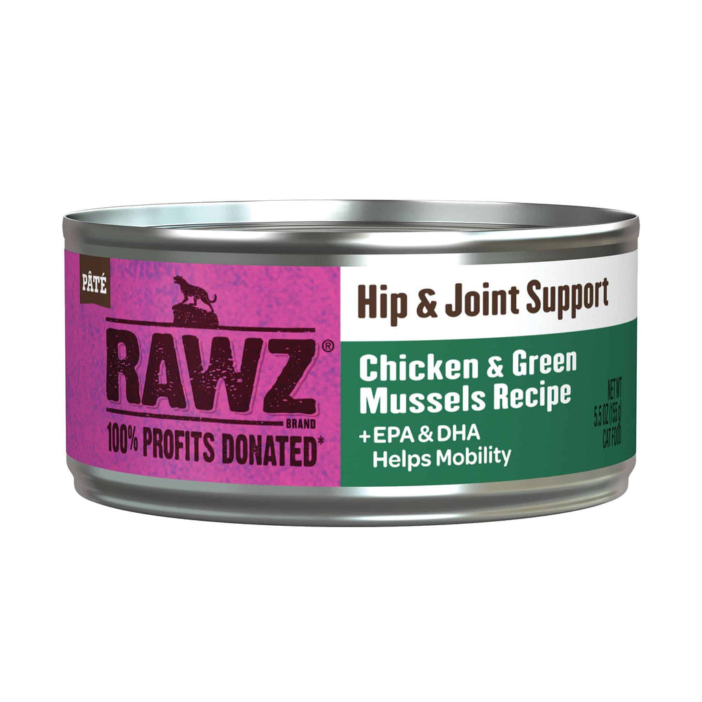 RAWZ Hip & Joint Support Chicken & Green Mussels Recipe Cat Food with EPA & DHA