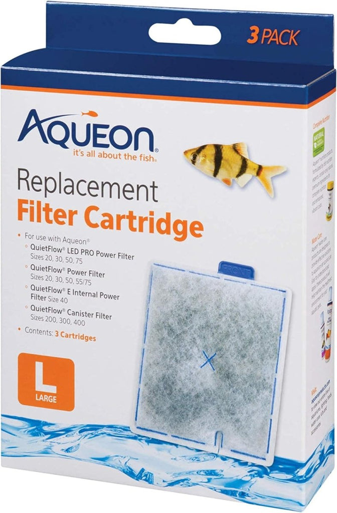 Aqueon Replacement Filter Cartridge for Fish (3 Pack)