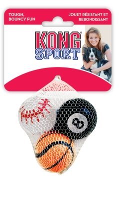 Kong Dog Toy Sport Tennis Balls (3 Pack)