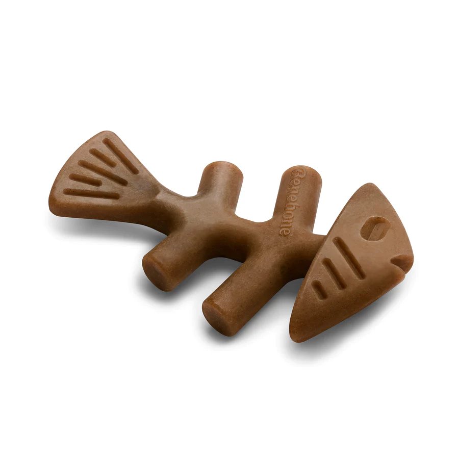 Benebone Dog Toy Fishbone Jack Salmon Flavor