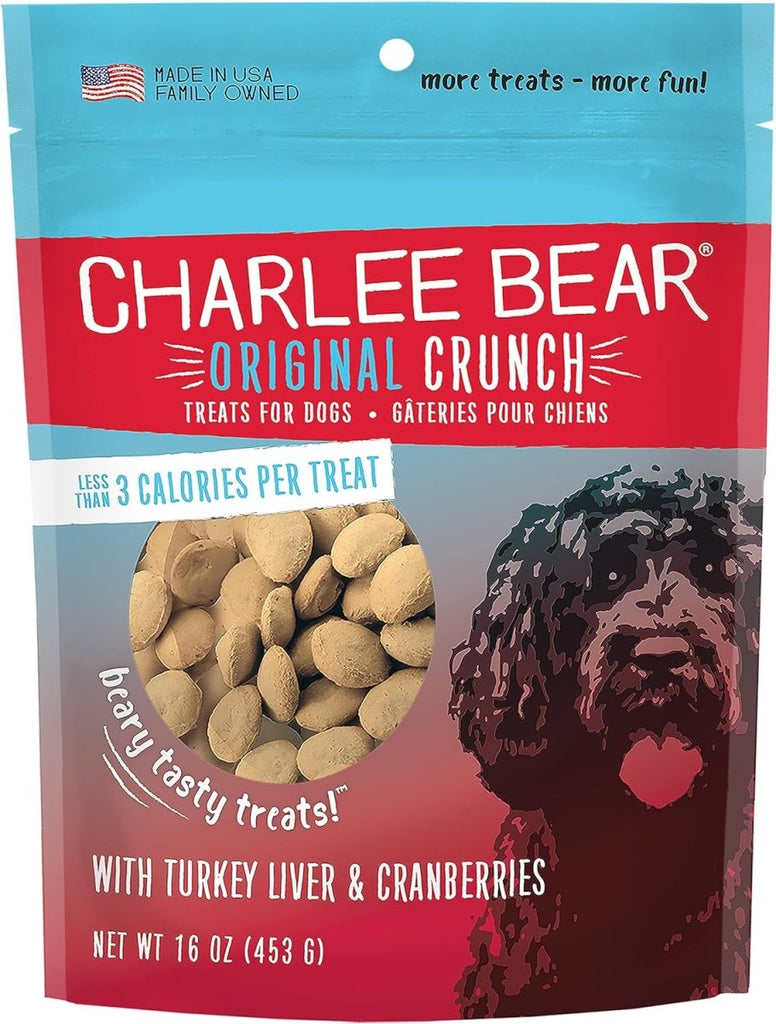 Charlee Bear Dog Treat Original Crunch with Turkey Liver & Cranberries