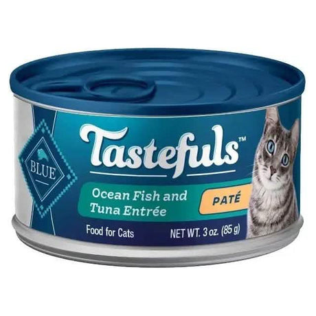 Blue Buffalo Wet Cat Food Tastefuls Pate Ocean Fish and Tuna Entree