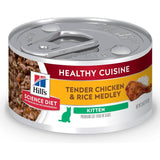 Hill's Science Diet Healthy Cuisine Tender Chicken & Rice Medley for Kittens