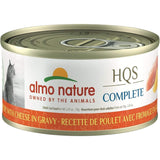 Almo Nature Wet Cat Food HQS Complete Chicken Recipe with Cheese in Gravy