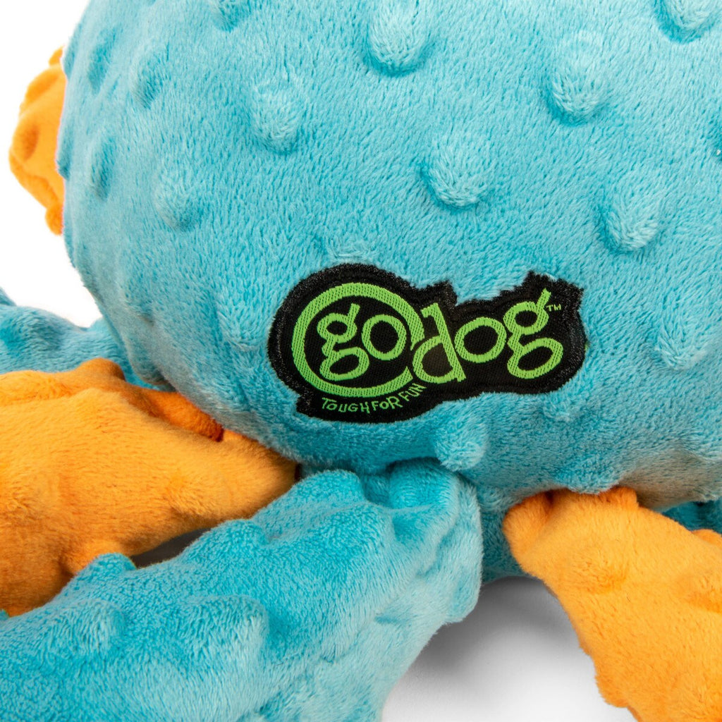 GoDog Dog Toy Crazy Tugs Octopus