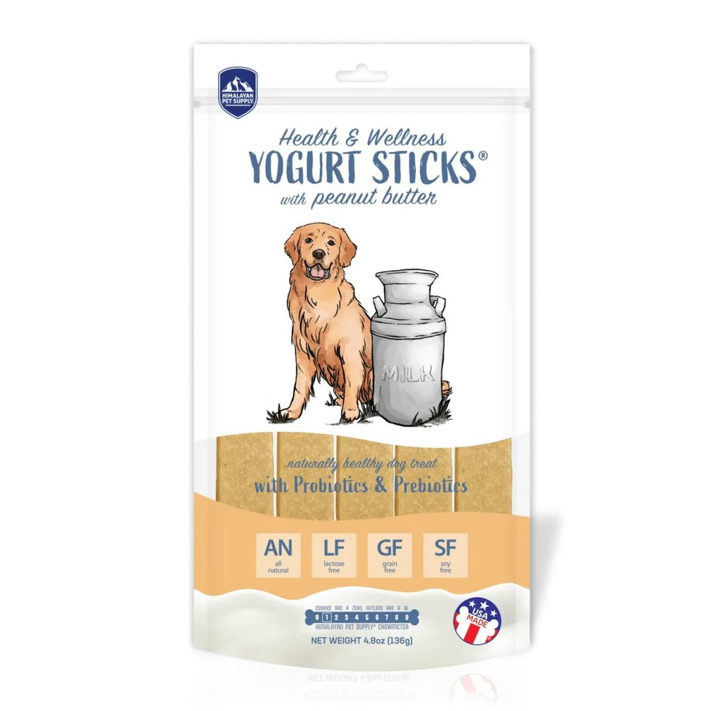 Himalayan Pet Supply Dog Treat Yogurt Sticks with Peanut Butter