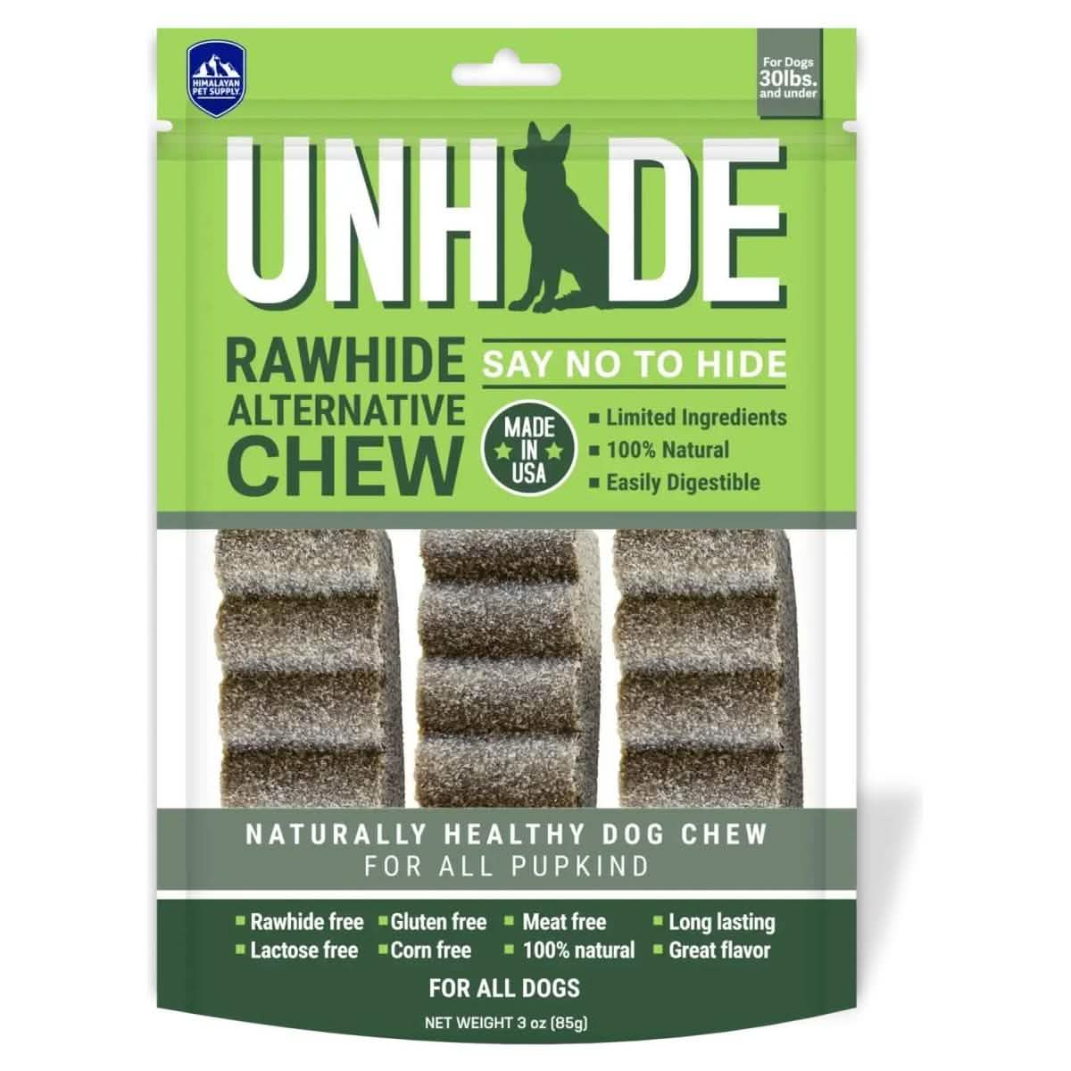 Himalayan Pet Supply Dog Treat Unhide Rawhide Alternative Chew