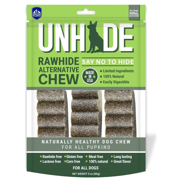 Himalayan Pet Supply Dog Treat Unhide Rawhide Alternative Chew