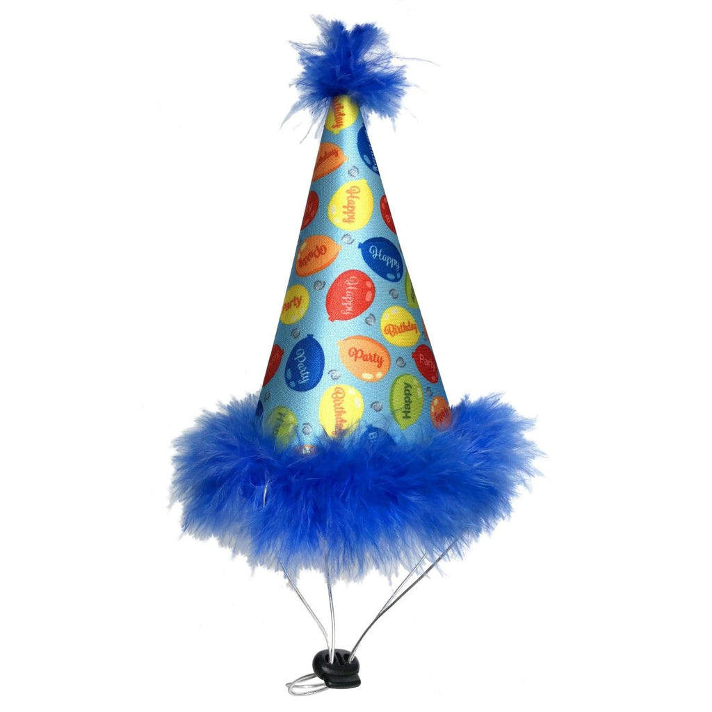 Huxley & Kent Happy Birthday Party Hat with SnugFit® - Blue